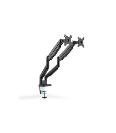 Digitus Desk Mount Universal Dual Monitor Mount with Gas Spring and Clamp Mount Swivel, height adjustment, rotate