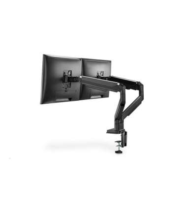 Digitus Desk Mount Universal Dual Monitor Mount with Gas Spring and Clamp Mount Swivel, height adjustment, rotate