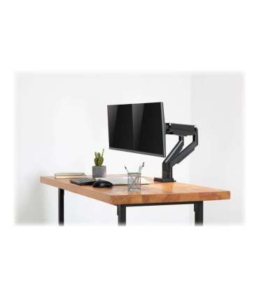 Digitus Desk Mount Universal Dual Monitor Mount with Gas Spring and Clamp Mount Swivel, height adjustment, rotate