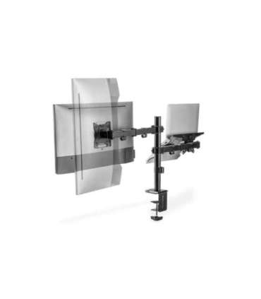 Digitus Desk Mount DA-90436 Tilt, swivel, height adjustment, rotate Maximum weight (capacity) 9 kg Black