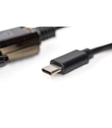 DIGITUS USB Type-C to Serial Adapter Digitus DIGITUS DA-70166 - serial adapter - USB-C - RS-232 DA-70166