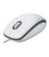 Logitech Mouse M100 Wired USB-A White