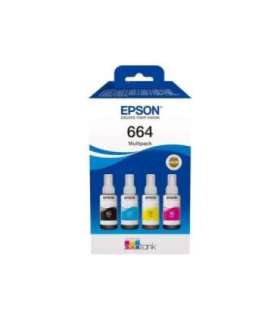 Epson 664 EcoTank 4-colour multipack Epson C13T66464A 664 EcoTank 4-colour multipack Ink tank Black, yellow,