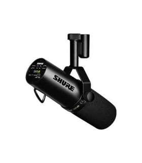 Shure Dynamic Vocal Microphone With Built-in Preamp SM7DB Black
