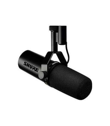 Shure Dynamic Vocal Microphone With Built-in Preamp SM7DB Black