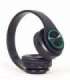 Gembird Stereo Headset with LED Light Effects BHP-LED-01 Bluetooth On-Ear Wireless Black