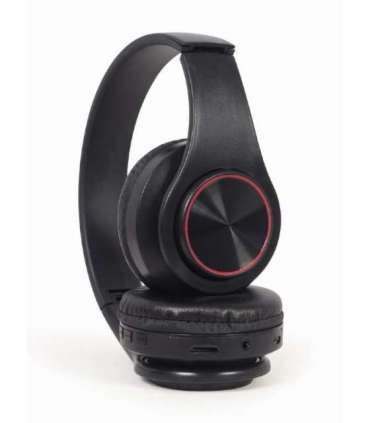Gembird Stereo Headset with LED Light Effects BHP-LED-01 Bluetooth On-Ear Wireless Black