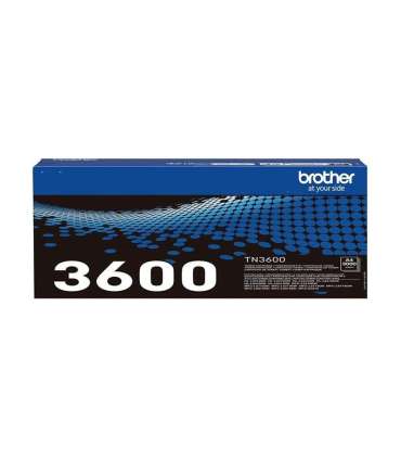 Brother TN-3600 Genuine Toner Cartridge, Black Brother Brother TN-3600 Brother TN3600 - black - original - toner