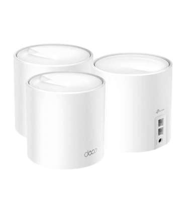 AX1500 Whole Home Mesh Wi-Fi 6 System Deco X10 (3-pack) 802.11ax 10/100/1000 Mbit/s Ethernet LAN (RJ-45) ports 1