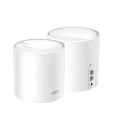 AX1500 Whole Home Mesh Wi-Fi 6 System Deco X10 (2-pack) 802.11ax 10/100/1000 Mbit/s Ethernet LAN (RJ-45) ports 1