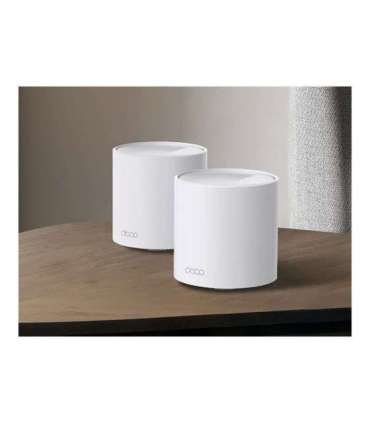 AX1500 Whole Home Mesh Wi-Fi 6 System Deco X10 (2-pack) 802.11ax 10/100/1000 Mbit/s Ethernet LAN (RJ-45) ports 1