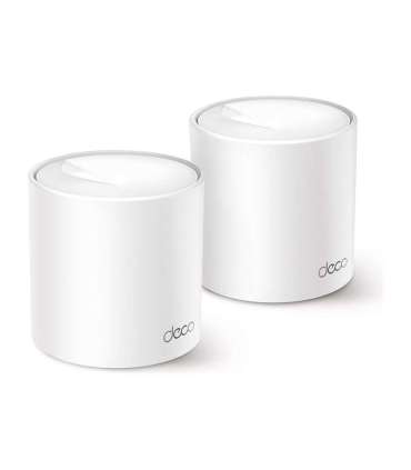 AX1500 Whole Home Mesh Wi-Fi 6 System Deco X10 (2-pack) 802.11ax 10/100/1000 Mbit/s Ethernet LAN (RJ-45) ports 1