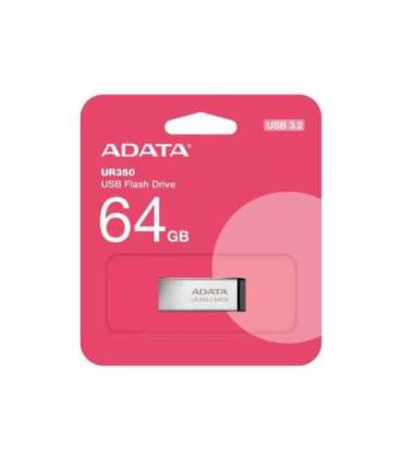 ADATA USB Flash Drive UR350 64 GB USB 3.2 Gen1 Black