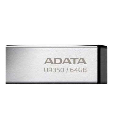 ADATA USB Flash Drive UR350 64 GB USB 3.2 Gen1 Black