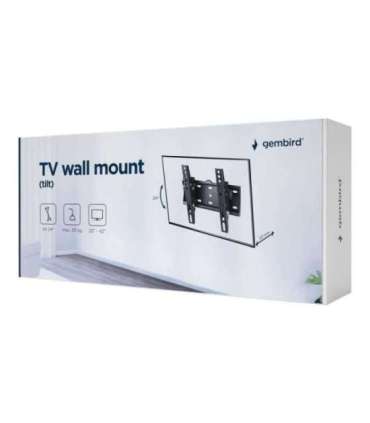 Gembird Wall mount WM-42T-02 Tilt 23-42 " Black