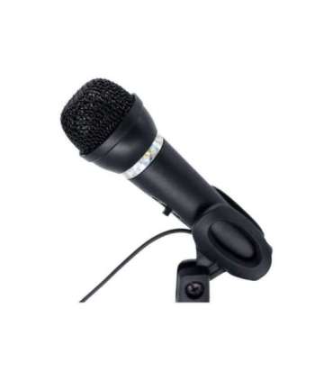 Gembird Condenser Microphone with Desk-stand MIC-D-04 3.5 mm jack Black