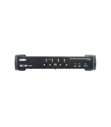 Aten 4-Port USB3.0 4K DisplayPort KVMP Switch with Built-in MST Hub CS1924M
