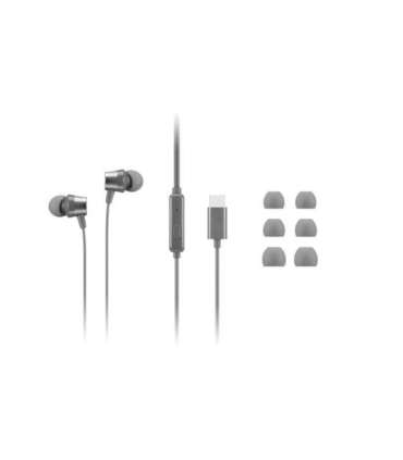 Lenovo 300 USB-C In-Ear Headphone GXD1J77353 Built-in microphone Wired Grey