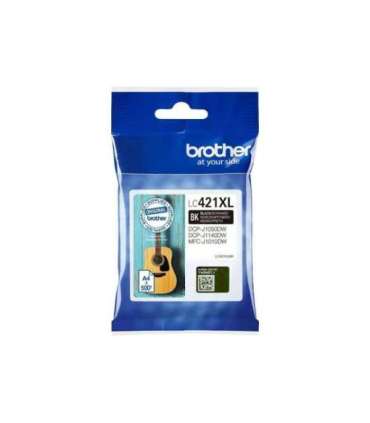 Brother LC421XLBK Ink Cartridge, Black Brother Brother LC LC421XLBK Brother LC421XLBK - High Yield - black -