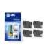 Brother LC421XLVAL Ink Cartridge Multipack Brother Brother LC LC421XLVAL Brother LC421XL - 4-pack - XL - black,