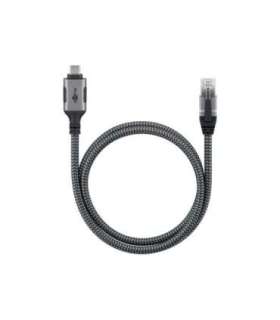 Goobay USB-A 3.1 to RJ45 Ethernet Cable, 1 m 70696 Black