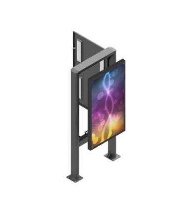 EDBAK Floor stand POK101 55 " Maximum weight (capacity) 80 kg Black