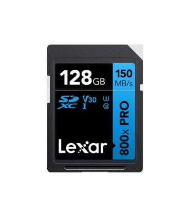 Lexar Memory Card Professional 800x PRO 128 GB SDXC Flash memory class UHS-I