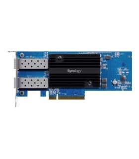 Synology E25G30-F2 Dual-port 25GbE SFP28 add-in card designed to accelerate bandwidth-intensive workflows Synology