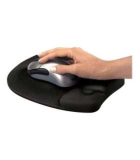 Fellowes Mouse pad with wrist pillow 202 x 235 x 25.4 mm Black