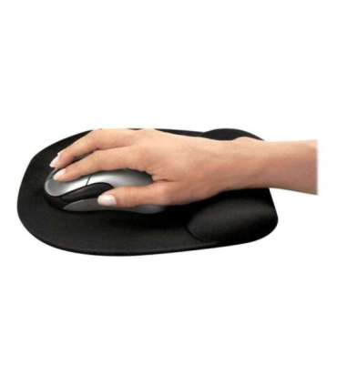 Fellowes Mouse pad with wrist pillow 202 x 235 x 25.4 mm Black