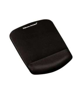 Fellowes Mouse pad with wrist support PlushTouch Mouse pad with wrist pillow 238 x 184 x 25.4 mm Black