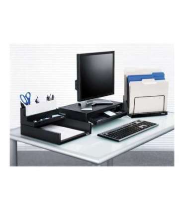 Fellowes Designer Suites Monitor Riser Height adjustment Black