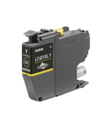 Brother LC421XLY Ink Cartridge, Yellow Brother LC421XLY Ink Cartridge Yellow