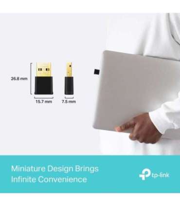 TP-LINK Archer TX20U Nano AX1800 Nano Dual Band Wi-Fi 6 USB Adapter USB 2.0