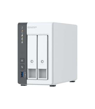 QNAP 2-bay 2.5 GbE NAS with Integrated NPU TS-216G ARM 4-core Cortex-A55 Processor frequency 2.0 GHz 4 GB