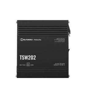 Teltonika Switch, 8 ports TSW202 L2 managed Wall-mountable SFP ports quantity 2