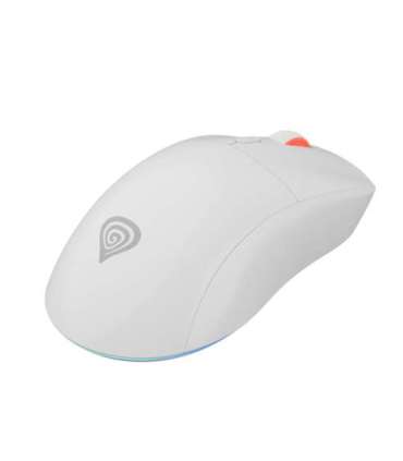 Genesis Zircon XIII Custom Wireless Gaming Mouse 2.4 GHz, USB White
