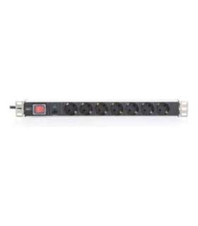 Digitus Aluminum outlet strip with overload protection DN-95403 Sockets quantity 7