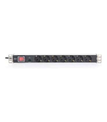 Digitus Aluminum outlet strip with overload protection DN-95403 Sockets quantity 7
