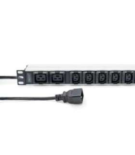 Digitus Socket Strip with Aluminum Profile, 10-way, IEC C20 plug DN-95427 Sockets quantity 7