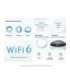 AX3000 Whole Home WiFi 6 System with PoE Deco X50-PoE (1-pack) 802.11ax Ethernet LAN (RJ-45) ports 1 Mesh