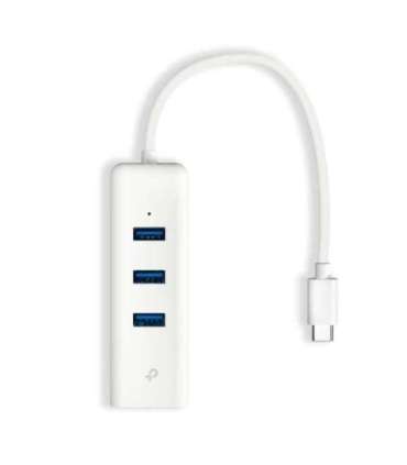 TP-LINK UE330C USB 3.0 Type-C to Gigabit Ethernet Network Adapter with 3-Port USB 3.0 Type-A Hub