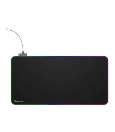 Genesis Mouse Pad Boron 500 XXL RGB Mouse pad 400 x 800 x 4 mm Black