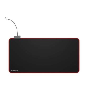 Genesis Mouse Pad Boron 500 XXL RGB Mouse pad 400 x 800 x 4 mm Black