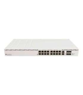 Cloud Router Switch CRS320-8P-8B-4S+RM with RouterOS v7, 2U rackmount Enclosure No Wi-Fi 1000 Mbit/s Ethernet