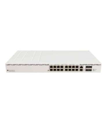 Cloud Router Switch CRS320-8P-8B-4S+RM with RouterOS v7, 2U rackmount Enclosure No Wi-Fi 1000 Mbit/s Ethernet
