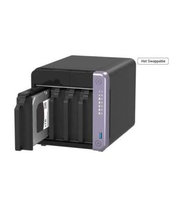 QNAP Cost-effective 4-bay 10GbE NAS TS-432X-4G Alpine AL524 Processor frequency 2 GHz 4 GB DDR4 SODIMM 90W