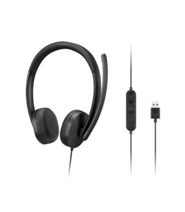 Lenovo Headset USB-A Stereo Gen 2 Built-in microphone Wired Black
