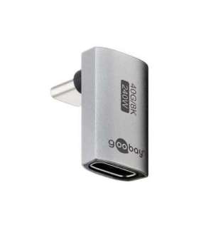 Goobay 74442 USB-C™ Adapter Vertical 90° Long, USB4™ Goobay