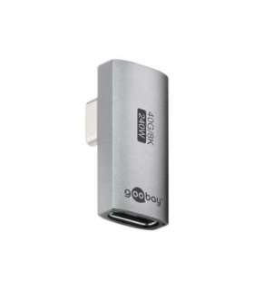 Goobay 74443 USB-C™ Adapter Vertical 90° Rotated, USB4™ Goobay